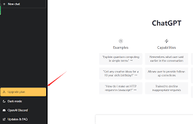 chatgpt app没有upgrade to chatgpt plus如何升级到ChatGPT Plus