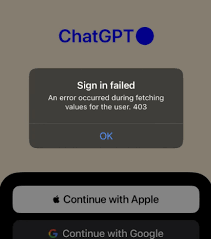 chatgpt ios sign in failed怎么办登录失败后的注意事项